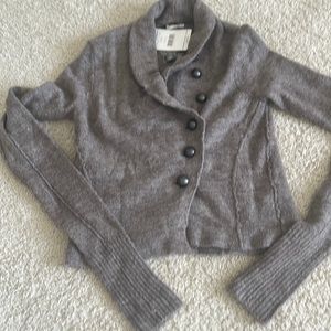Free people military sweater size small
